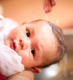 NicoGiovanni Doiy baptisim at Our Lady of Mercy in Westlake.